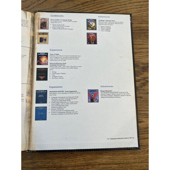 Advanced Dungeons & Dragons 2nd Edition Book Of Artifacts Hardcover - Picture 6 of 16